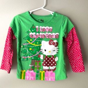 Girl’s Hello Kitty Christmas Shirt